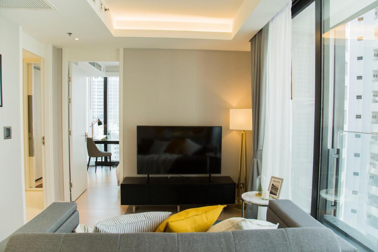 Sukhumvit 11#Luxury#Pool#Gym#Bts Nana&Mrt Sukhumvit#1Br#Max2Ppl Apartment กรุงเทพมหานคร ภายนอก รูปภาพ