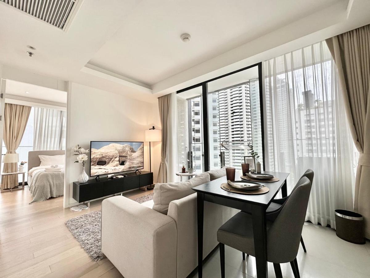 Sukhumvit 11#Luxury#Pool#Gym#Bts Nana&Mrt Sukhumvit#1Br#Max2Ppl Apartment กรุงเทพมหานคร ภายนอก รูปภาพ